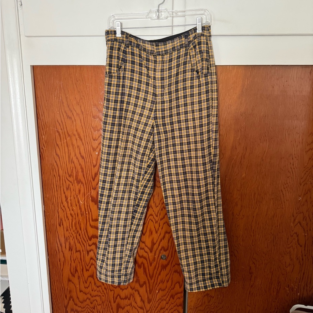Free people Plaid pants